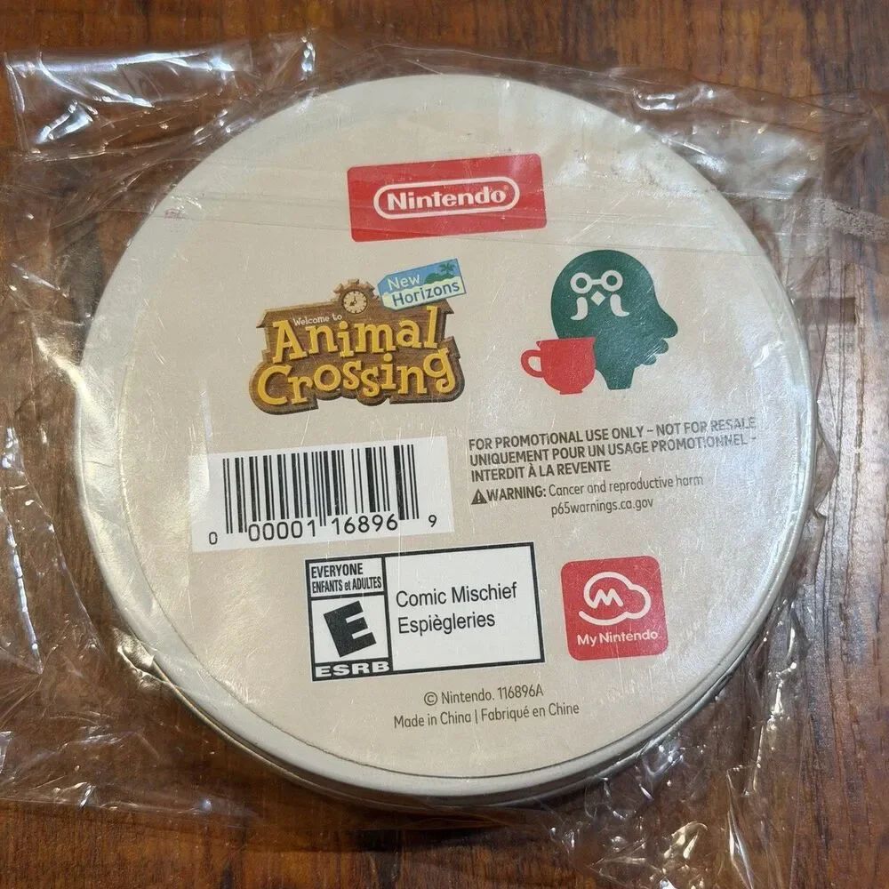 2 x Animal Crossing x The Roost & Xenoblade Chronicles 3 Drink Coaster Set - New